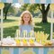 100Pcs Lemon Disposable Plastic Cups with Lids and Straws, 9Oz Party Cups Yellow Lemon Cold Beverage Drinking Cups